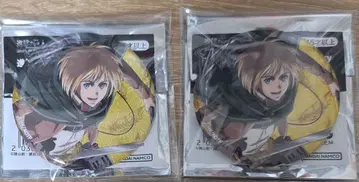 진격의 거인 글리터 캔뱃지 묶음 판매 아르민