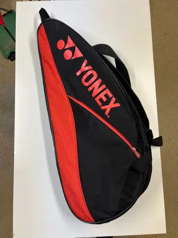 YONEX 라켓 백 블랙/빨간색