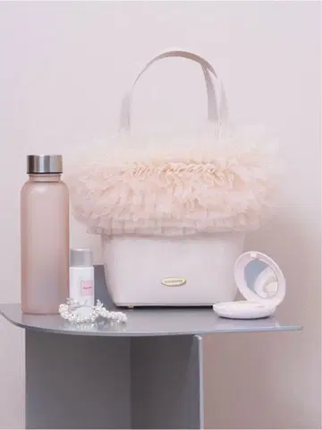 lilybrown 튤 절개 3way 토트 핑크