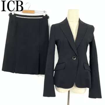 LA6216 ICB 아이씨비 스트라이프 스커트 셋업 블랙 9