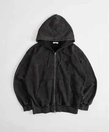 ONCILY / 하트 로고 풀 지퍼 후디