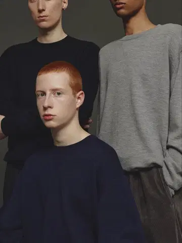 KAPTAIN SUNSHINE x JOHN SMEDLEY 블랙 L