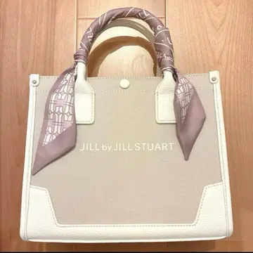 JILLSTUART 질 바이 질 스튜어트 스카프 토트 핸드백