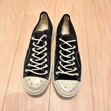 블랙 캔버스 스니커즈