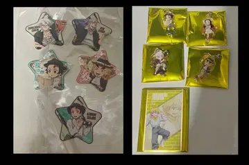 귀멸의 칼날 선샤인 스티커 아크릴 참 키링 미니 색지