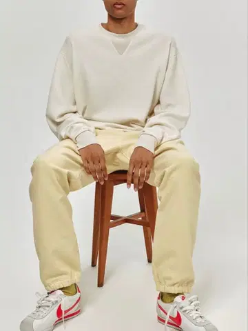 KAPTAIN SUNSHINE x JOHN SMEDLEY 화이트 M