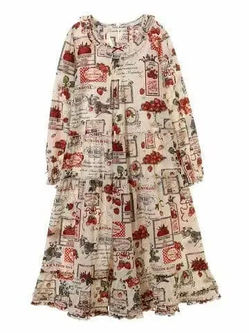 [ 핑크하우스 ] 살롱 드 프레이즈 미디 원피스 아이보리 [ 미사용 ]