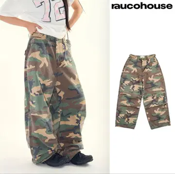raucohouse 라우코하우스 카고 팬츠 와이드 팬츠