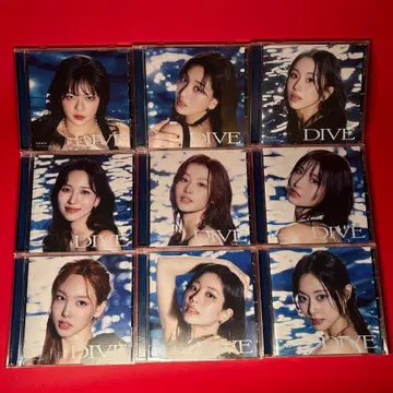 [ 9장 세트 ] TWICE DIVE 7th 솔로반 CD