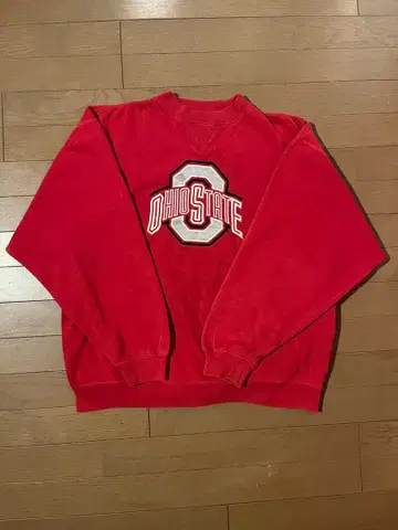 오하이오 스테이트 자수 로고 맨투맨 칼리지 XL 상당