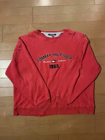 TOMMY HILFIGER 자수 로고 맨투맨 XL 00s