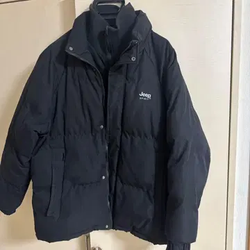 Jeep 블랙 다운 자켓