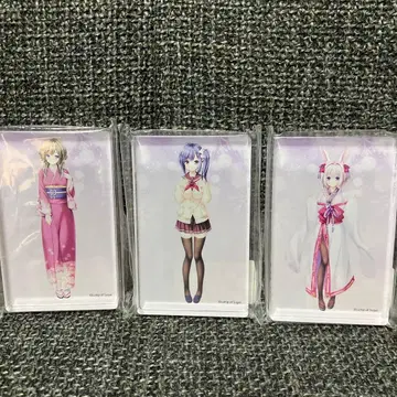 마도히 시로키노 카미카쿠시 아크릴 도미노 세트 레어템