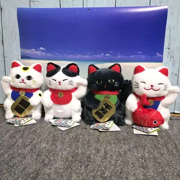 복을 부르는 고양이 냥키치 st 봉제 인형 전종 세트