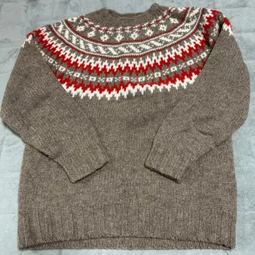 [ MORRIS&SONS ] 청키 노르딕 스웨터 모리스앤선즈