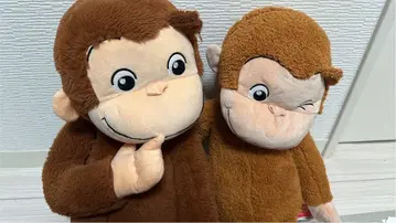 호기심 많은 조지 봉제 인형 2개 세트