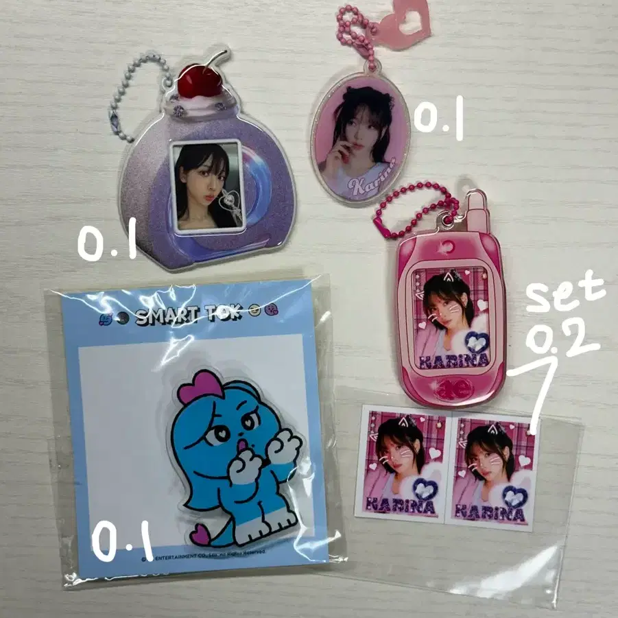 AESPA | 에스파 Aespa Karina official md key ring purikura grip tok