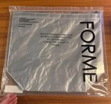 FORME 보냉백 에어컨 토트백 차콜 미사용 새상품