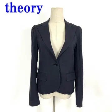 띠어리 테일러드 자켓 블랙 코튼 4 C3895