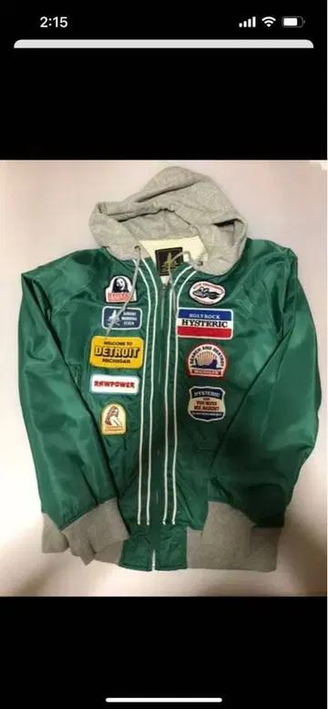 hysteric glamor 나일론 후드티