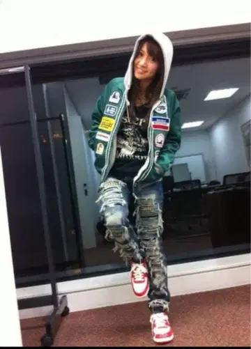 hysteric glamor 나일론 후드티