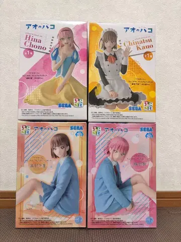 푸른상자 쵸코노세 프리미엄 피규어 사슴노 치카 나비노 히나 세트