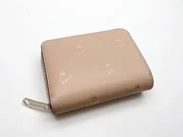 폴스미스 소가죽 접이식 지갑 캣 두들 고양이 패턴 폴스미스