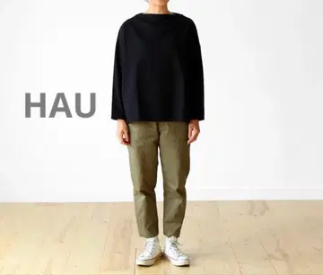 HAU 하우 CLASKA 보트넥 티셔츠 플란넬 시리즈