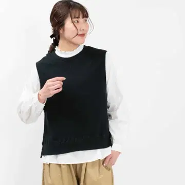 prit 프릿 코튼 풀오버 쭈리 맨투맨 베스트 일본제