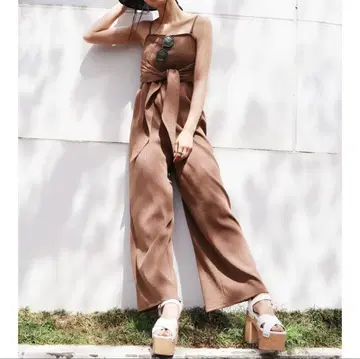 EMODA 뷔스티에 와이드 점프수트