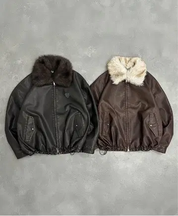 that's life (that's 라이프) 레더 아우터 퍼 포함