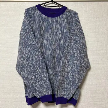 니코앤드 L 사이즈 니트 스웨터 블루 계열