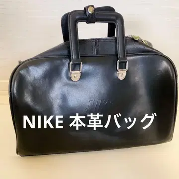 새상품급 NIKE 나이키 천연 가죽 가죽 백 미니 보스턴 핸드백