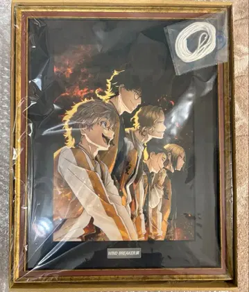 윈브레 전시회 사자머리 연합B 캐릭터 파인 그래픽 액자 포함