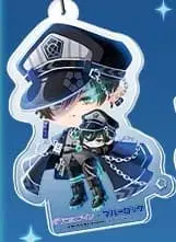 블루 록 포켓 트위스트 아크릴 키링