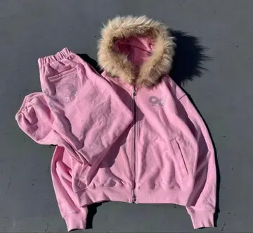 핑크 9090 girl 셋업 상하의 세트