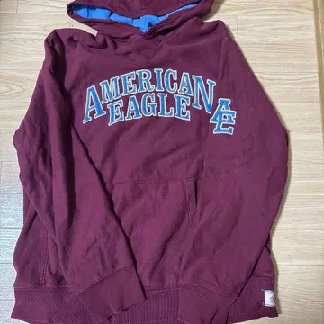 American Eagle 버건디 후드티