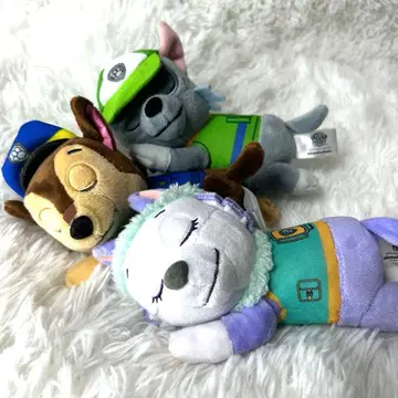 파우 패트롤 굴러다니는 봉제 인형 전 3종