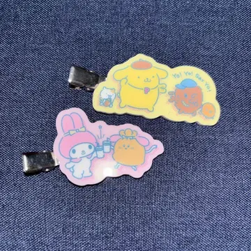 나가노 캐릭터즈 산리오 콜라보 앞머리 클립 마이멜로디 폼폼푸딩