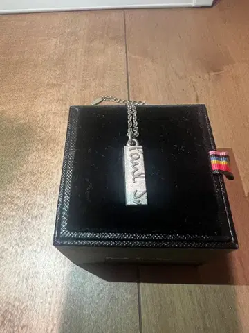 Paul Smith 플레이트형 목걸이 실버