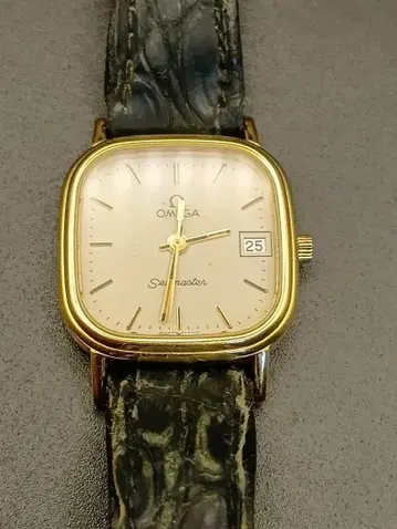 OMEGA Seamaster 골드 손목시계 작동품