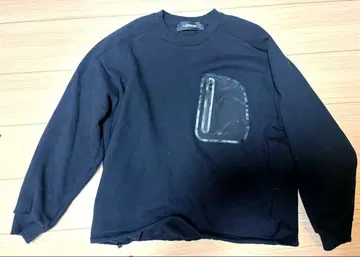 블랙 지퍼 포켓 맨투맨 phenix