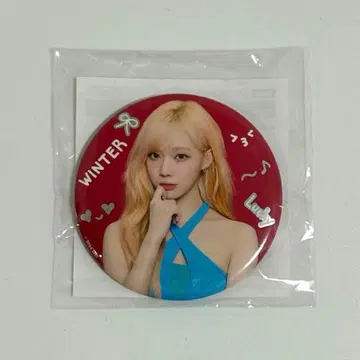 aespa 윈터 랜덤토이 캔뱃지 2024