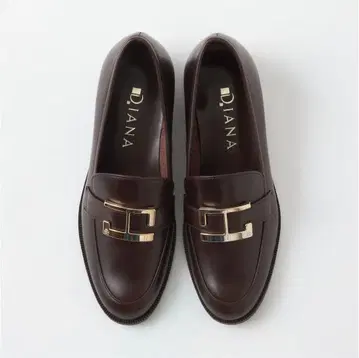 다이애나 라운드토 로퍼 다크 브라운 23cm