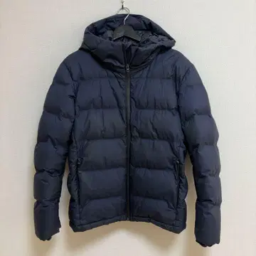 유니클로 심리스 다운 자켓 M 네이비