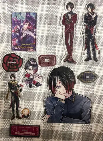 악마 집사와 검은 고양이 시노노메 유한 아크릴 스탠드 세트