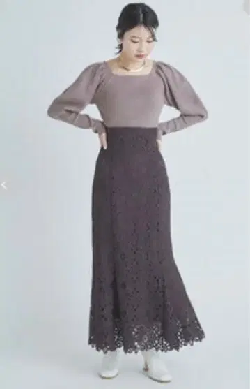 CELFORD 레이스 머메이드 스커트 36