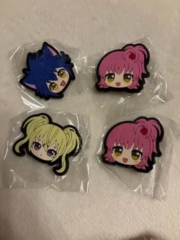 수호캐릭터 러버 헤어핀 모음