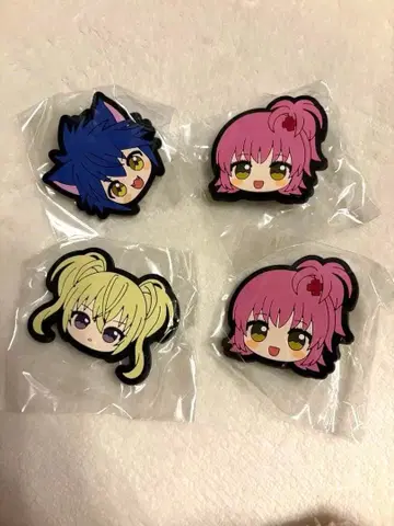 수호캐릭터 러버 헤어핀 모음