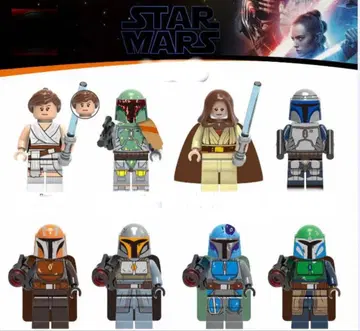만달로리안 미니 피규어 8개 레고 호환